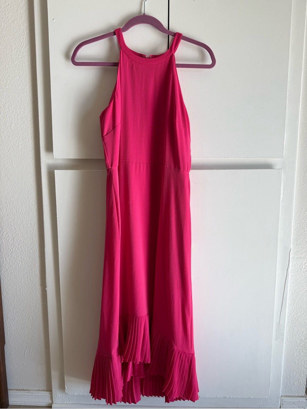 Kensie Dress Bright Pink High Low Dress Sz 6